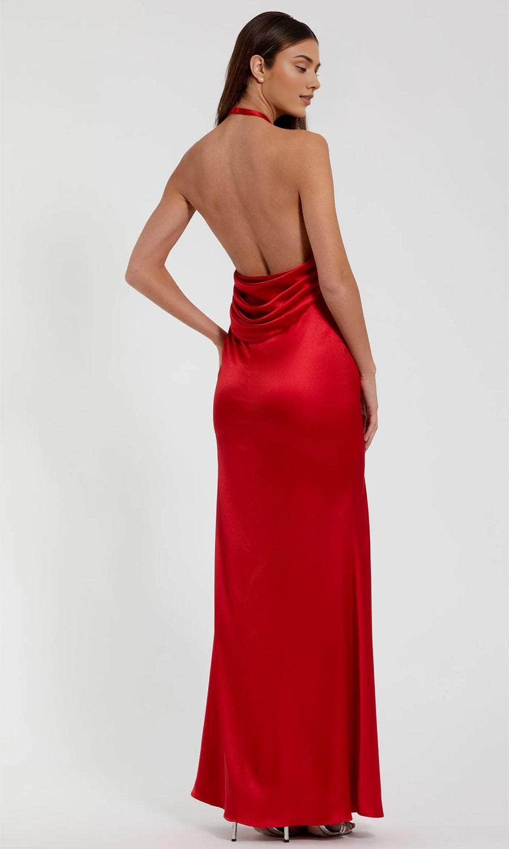 Formal Women's Dresses/ Plunging V-Neck Halter 3D Flower Backless Sleeveless Sheath Evening Dress Prom Dress/ Dress For Formal
